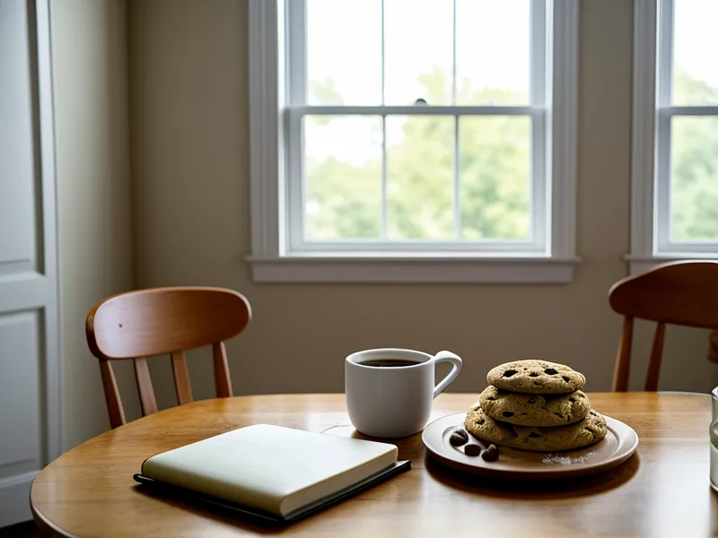 Galleta estilo Nueva York perfecta y gruesa sobre rejilla de enfriamiento