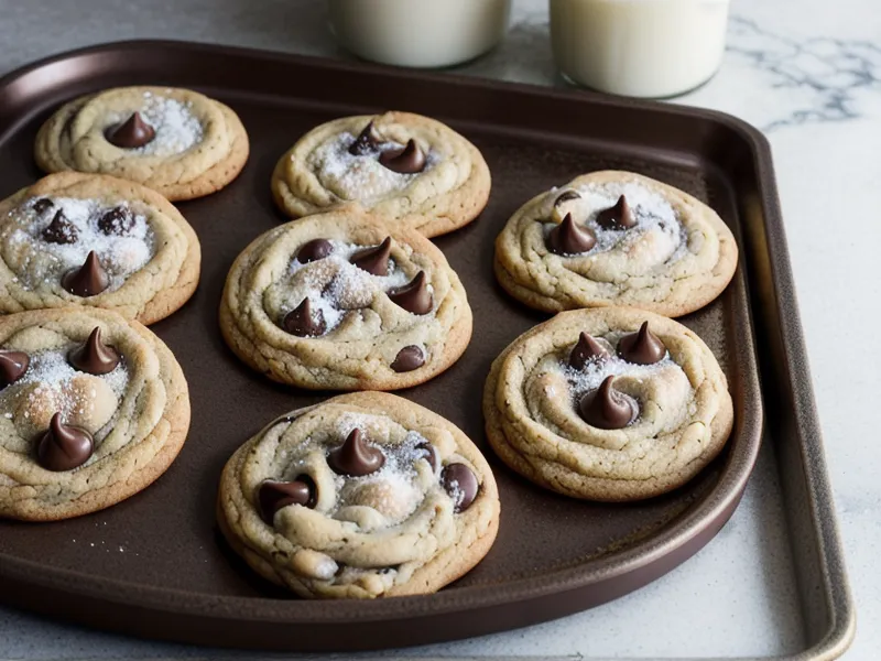 Bandeja de galletas estilo Nueva York recién salidas del horno Whirlpool