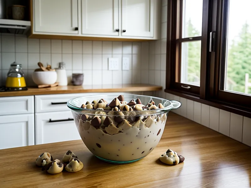 Curso de repostería en laptop con bowl de crema y gata curiosa