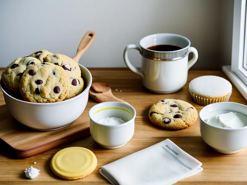 Cuatro postres en vaso terminados con capas perfectas de chocolate y crema