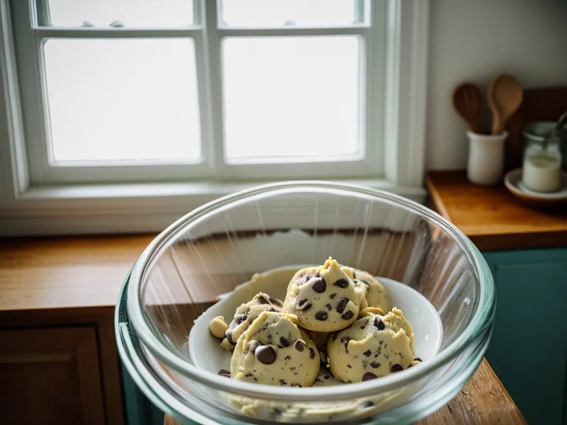 Galleta plana y fallida dentro de un horno Whirlpool, error común al empezar en la repostería casera